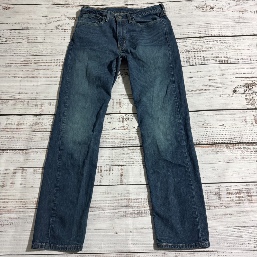 Levi's 502 Jeans Blue Denim Pants‎ Men's Size 34x34 (Fits 32x32)